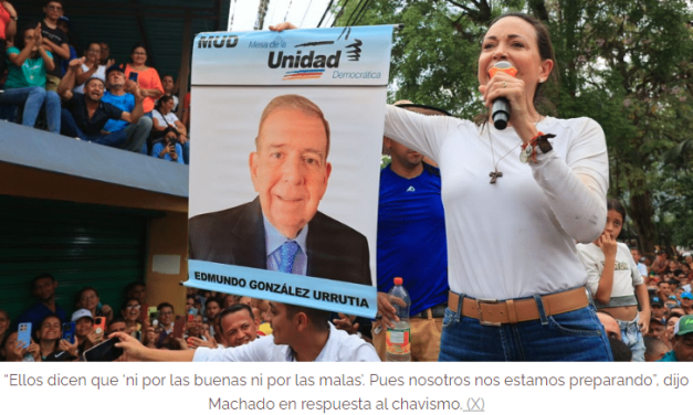 Venezuela: María Corina arranca campaña en apoyo a candidatura de Edmundo González