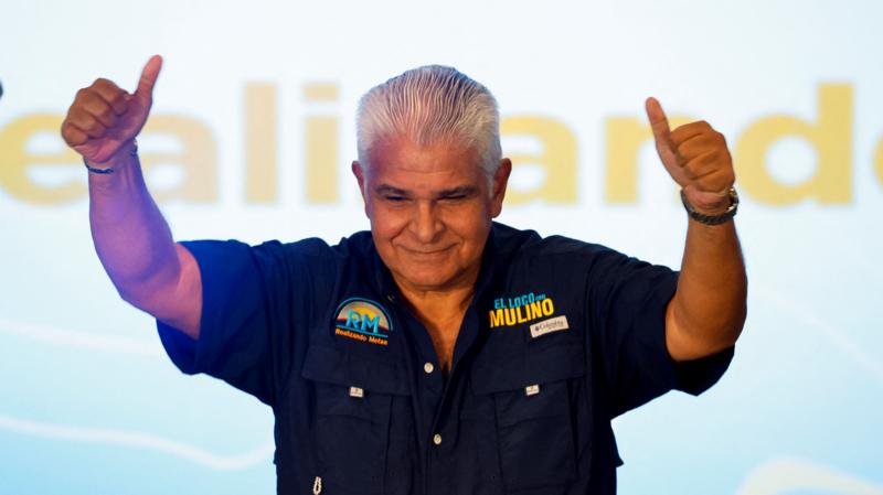 El derechista José Raúl Mulino, es elegido presidente de Panamá