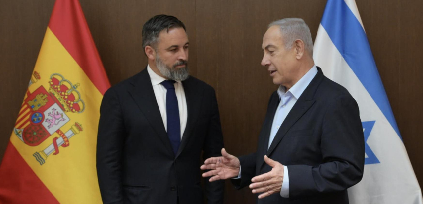 Santiago Abascal se reúne con Netanyahu en Israel: «Pedro Sánchez no es España»