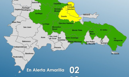 COE: 2 provincias en alerta amarilla y 13 en verde por temporada convectiva
