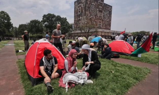 Nuevos campamentos pro palestinos, ahora en la Universidad Nacional Autónoma de México.