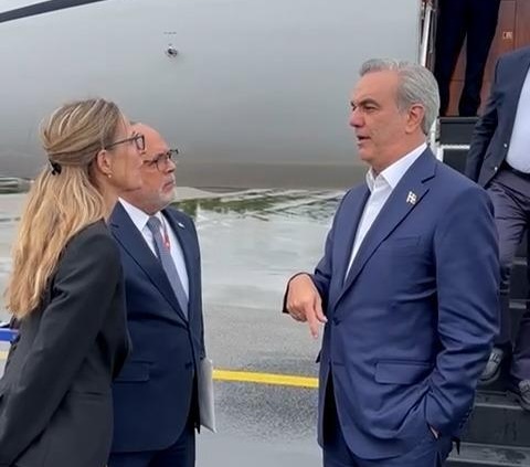 Presidente Abinader llega a Suiza para participar en Cumbre sobre la Paz en Ucrania