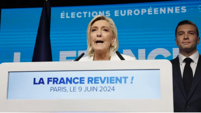 Marine Le Pen arrasa en Francia, según los sondeos