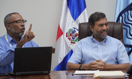 Indrhi recibe delegación de Onamet, Aemet y PMA; buscan fortalecer red de observaciones meteorológicas en República Dominicana