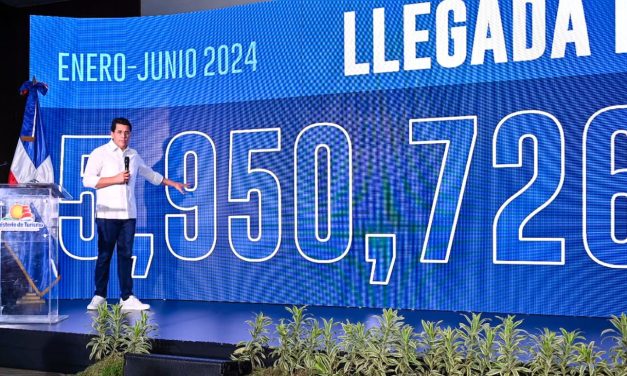 Turismo llega a casi 6 millones de visitantes en solo 6 meses y sigue su racha de crecimiento