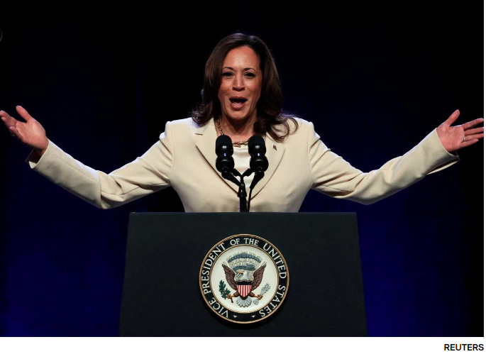 Kamala Harris presenta oficialmente su candidatura a la presidencia de EE.UU