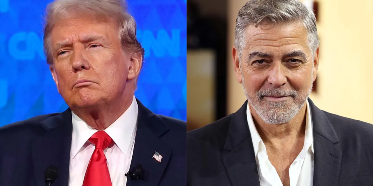 Trump dice que George Clooney «Se volvió contra el ‘Corrupto Joe’ como las ratas que ambos son»