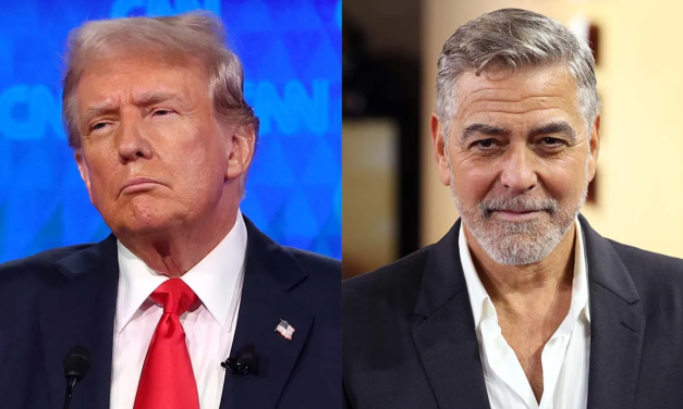 Trump dice que George Clooney «Se volvió contra el ‘Corrupto Joe’ como las ratas que ambos son»