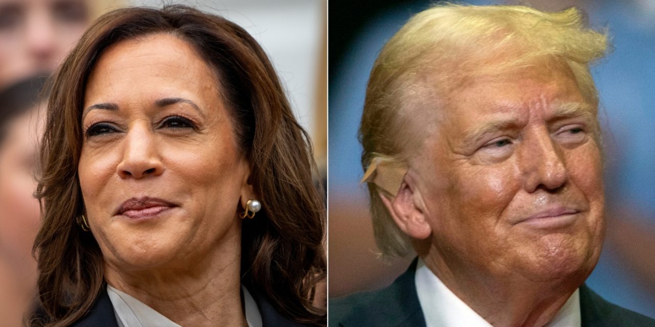 Encuesta de CBS: la carrera entre Trump y Harris están empatados