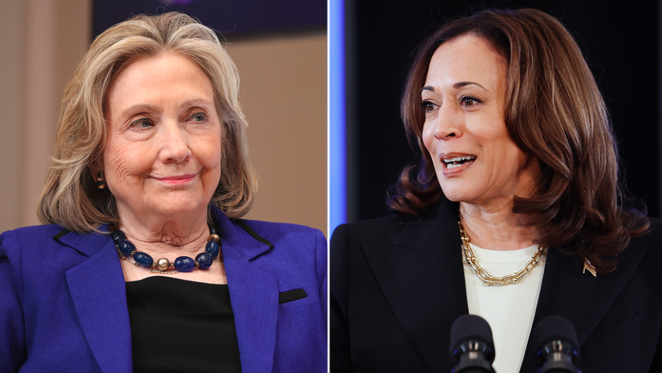 Hillary Clinton dice que preguntarle a Kamala Harris sobre sus planes políticos es un «doble rasero»