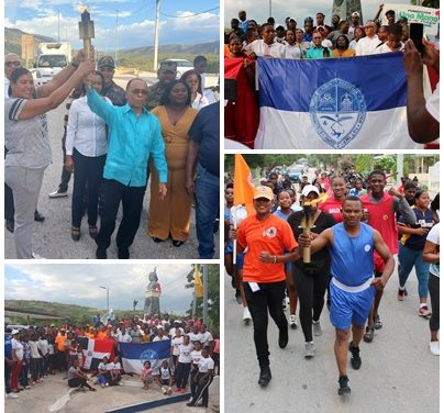 Jimaní recibe antorcha de los Juegos Universitarios Tony Barreiro de la UASD