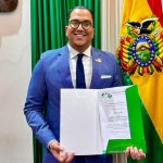 Reconocimiento de Huésped Ilustre al Consejero de la Inter American Bar Association en Santa Cruz de la Sierra