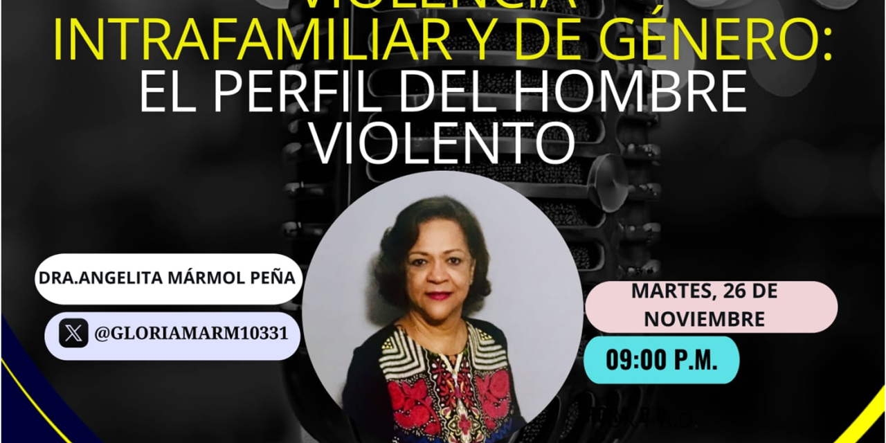 Violencia Intrafamiliar y de Género, el perfil del hombre violento