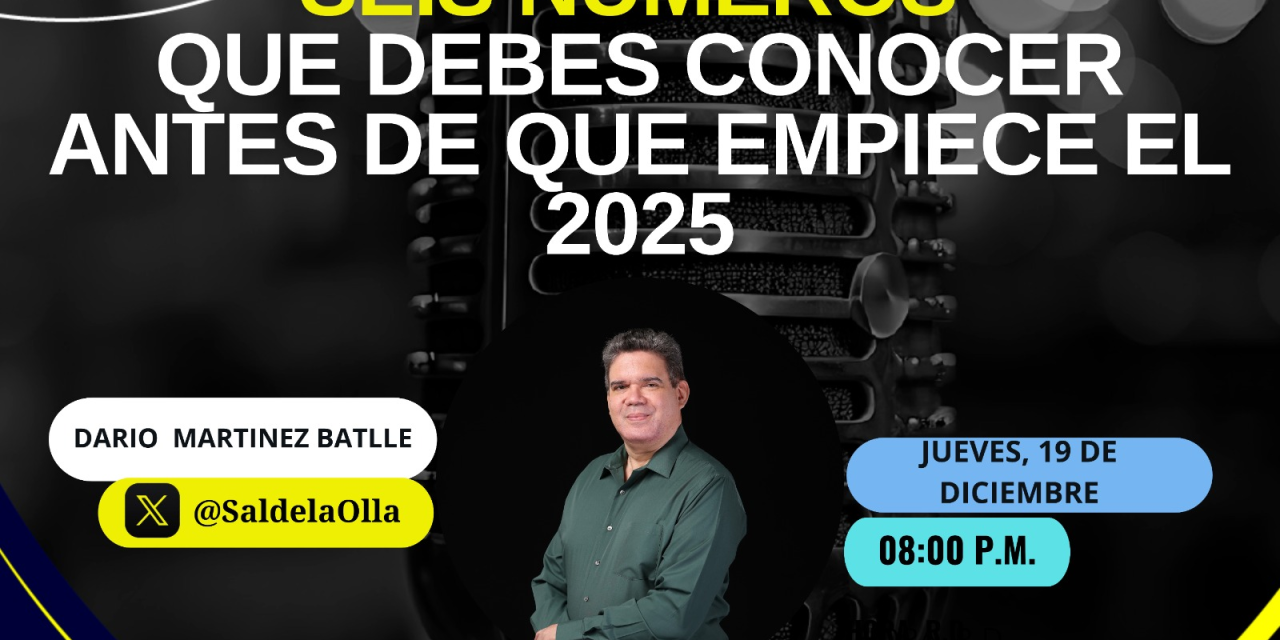 Seis números que debes conocer antes de que empiece el 2025