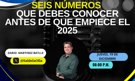 Seis números que debes conocer antes de que empiece el 2025