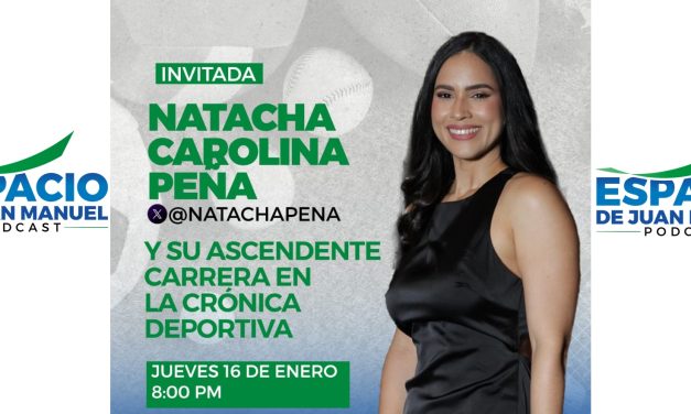 Natacha Carolina Peña y su ascendente carrera en la crónica deportiva.