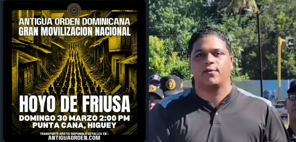 Movimiento nacionalista Antigua Orden Dominicana, convoca marcha para Friusa este 30 de marzo, bajo el lema: ¡Vamos a Friusa! ¡Vamos a recuperar lo nuestro!