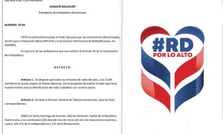 RDPorLoAlto lanza #MiHimnoRD en defensa de los símbolos patrios