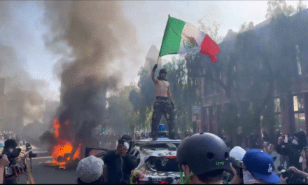 FBI ofrece recompensa de 50.000 dólares a alborotador violento y enmascarado durante protestas en L.A.