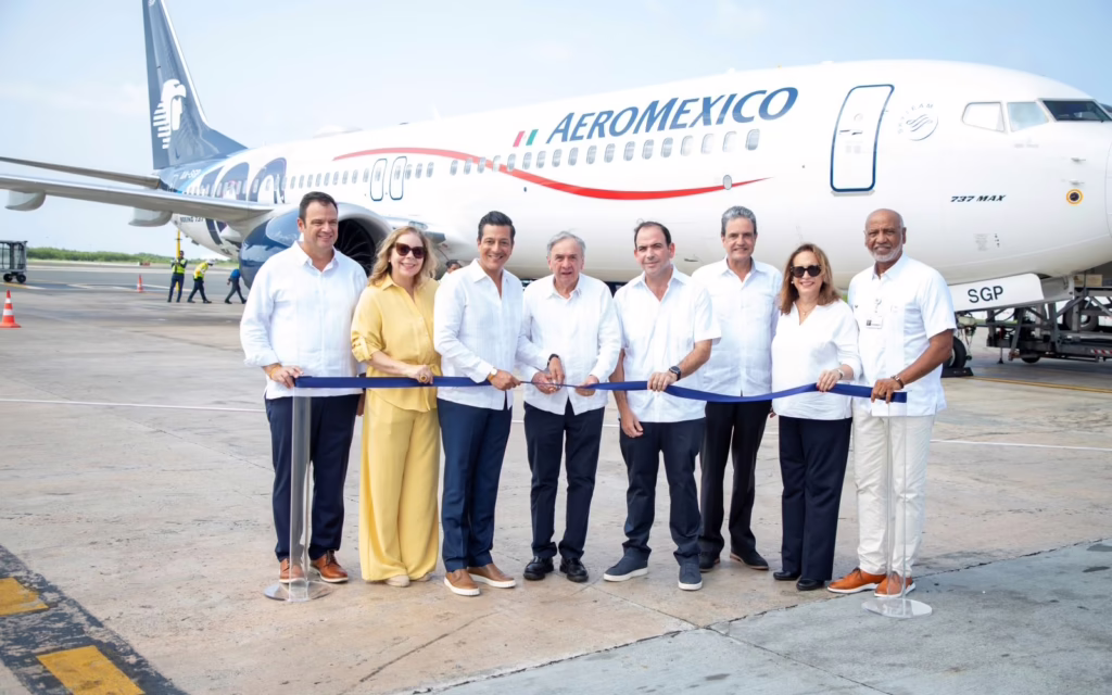 Aeroméxico inaugura ruta diaria directa México- Punta Cana