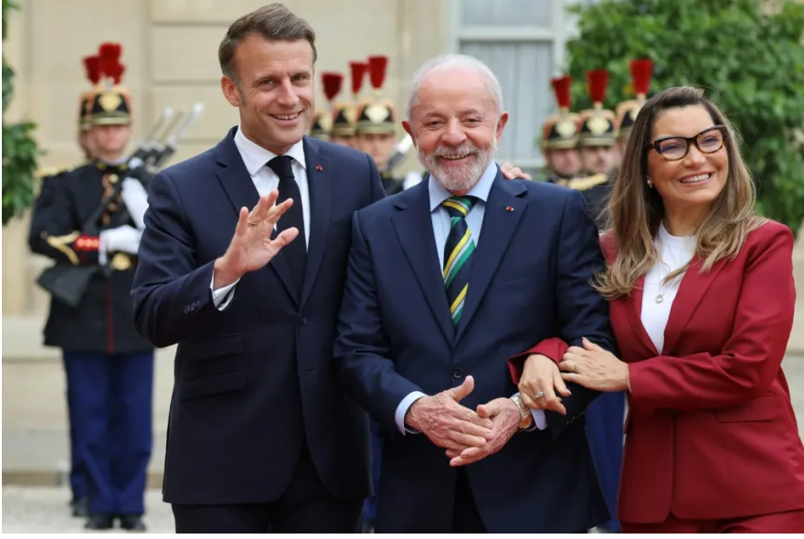 Lula da Silva se encuentra con Macron en París, Mercosur, Gaza y Ucrania ocuparon su atención
