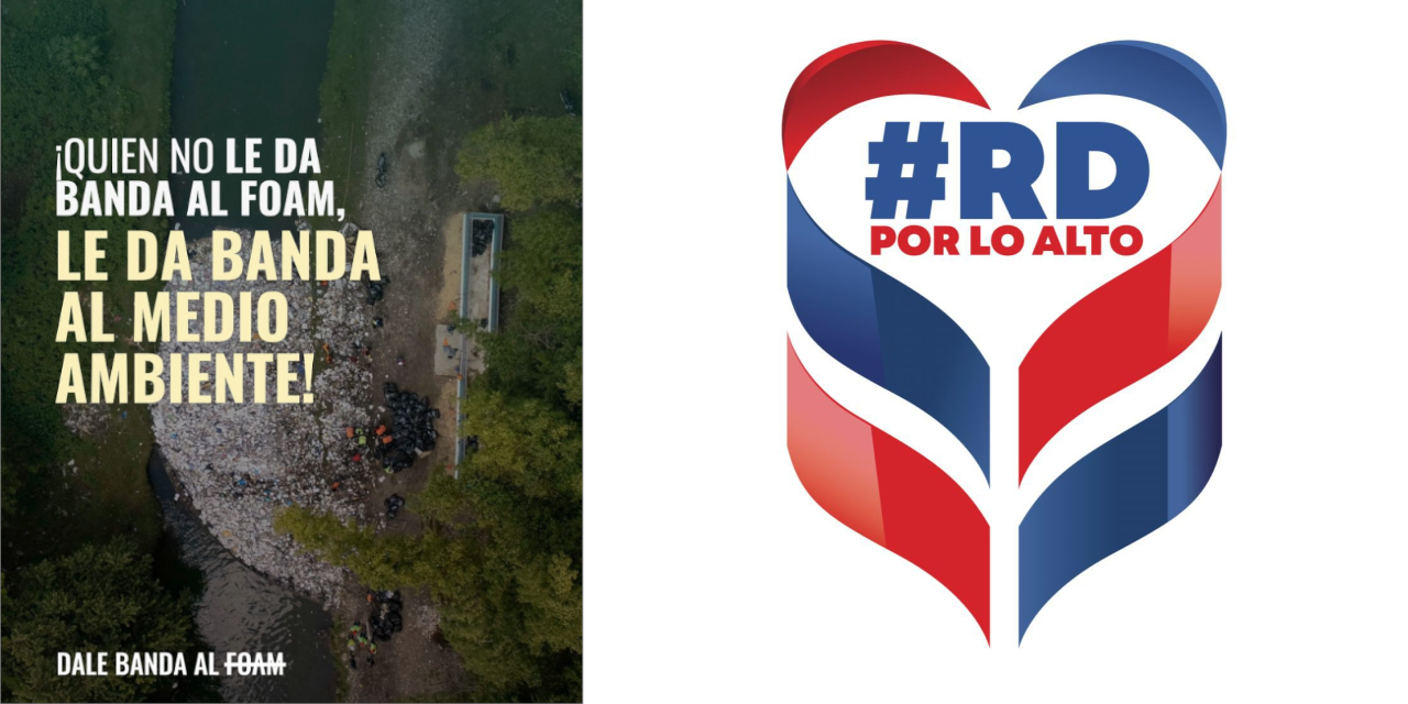 Campaña RDPorLoAlto respalda iniciativa #DaleBandaAlFoam en defensa del medio ambiente dominicano