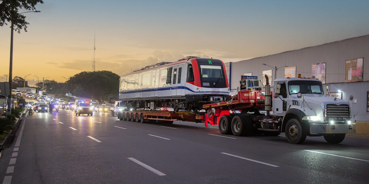 OPRET recibe dos nuevos trenes acoplables para operar con 6 vagones en el Metro de Santo Domingo