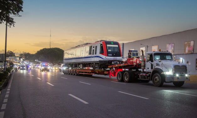 OPRET recibe dos nuevos trenes acoplables para operar con 6 vagones en el Metro de Santo Domingo