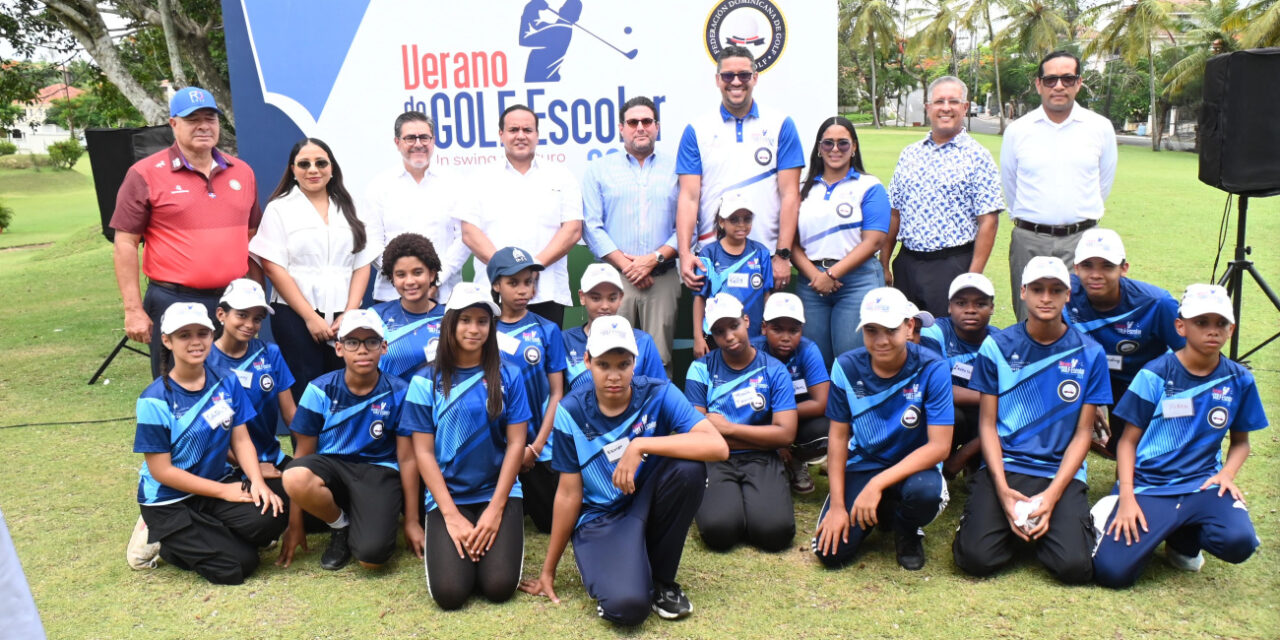 Inefi inaugura Programa de Verano de Golf Escolar 2025 para estudiantes del sistema público