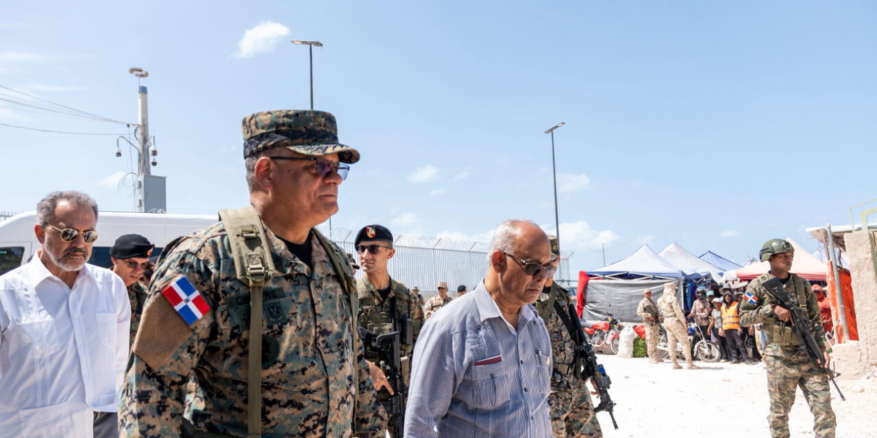 Secretario general de la OEA y ministro de Defensa de RD realizaron una visita orientativa a la frontera entre la República Dominicana y Haití