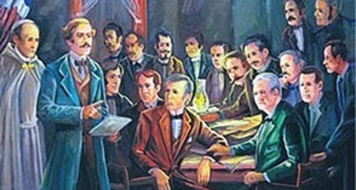 Efemérides Patrias celebra el 187 aniversario de la fundación de La Trinitaria
