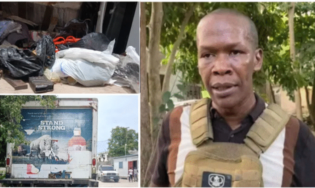 Haití: El comisario gubernamental, Jean Ernst Muscadin intercepta un camión cargado de municiones