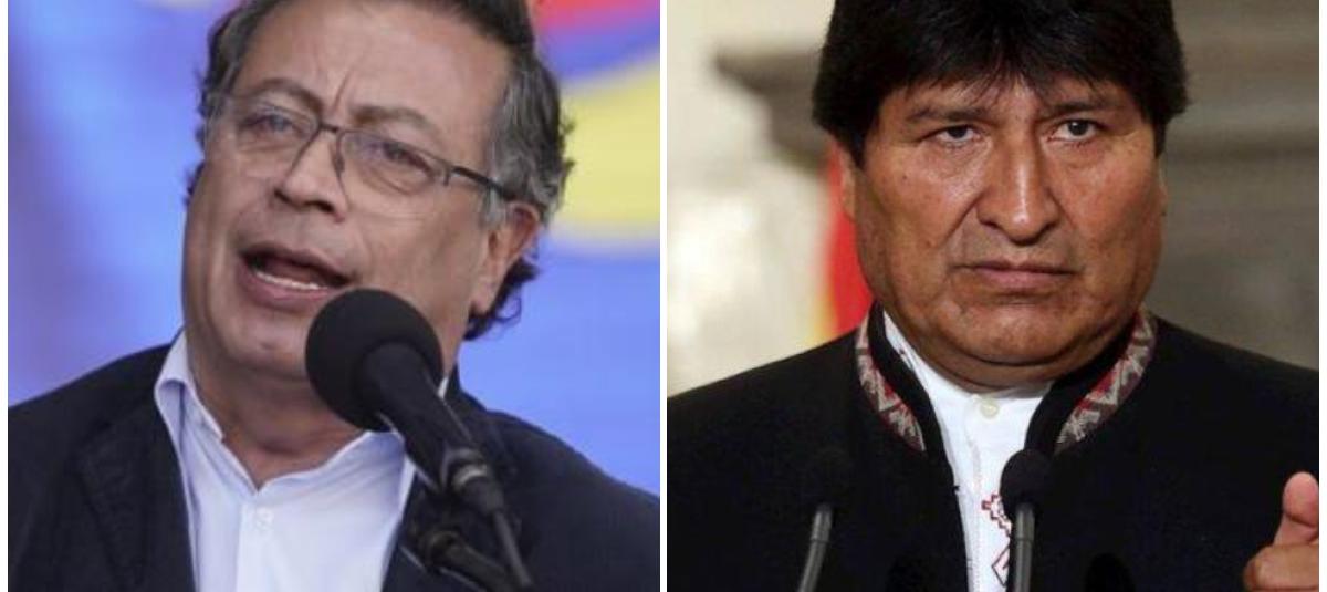 Evo Morales a Gustavo Petro: “Los presidentes del pueblo no tienen visa”