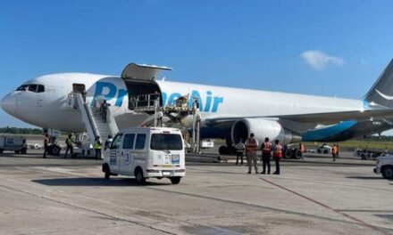Llega el primer vuelo de Amazon Prime Air a República Dominicana