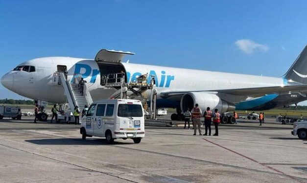 Llega el primer vuelo de Amazon Prime Air a República Dominicana