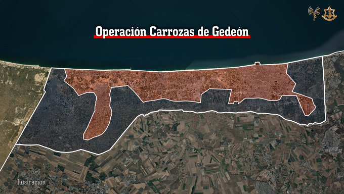 Israel comienza la segunda fase de la Operación Carrozas de Gedeón en la ciudad de Gaza