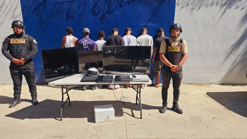 Policía Nacional desmantela banda “Los Chuky Malos” dedicada a robos en viviendas y comercios del Distrito Nacional