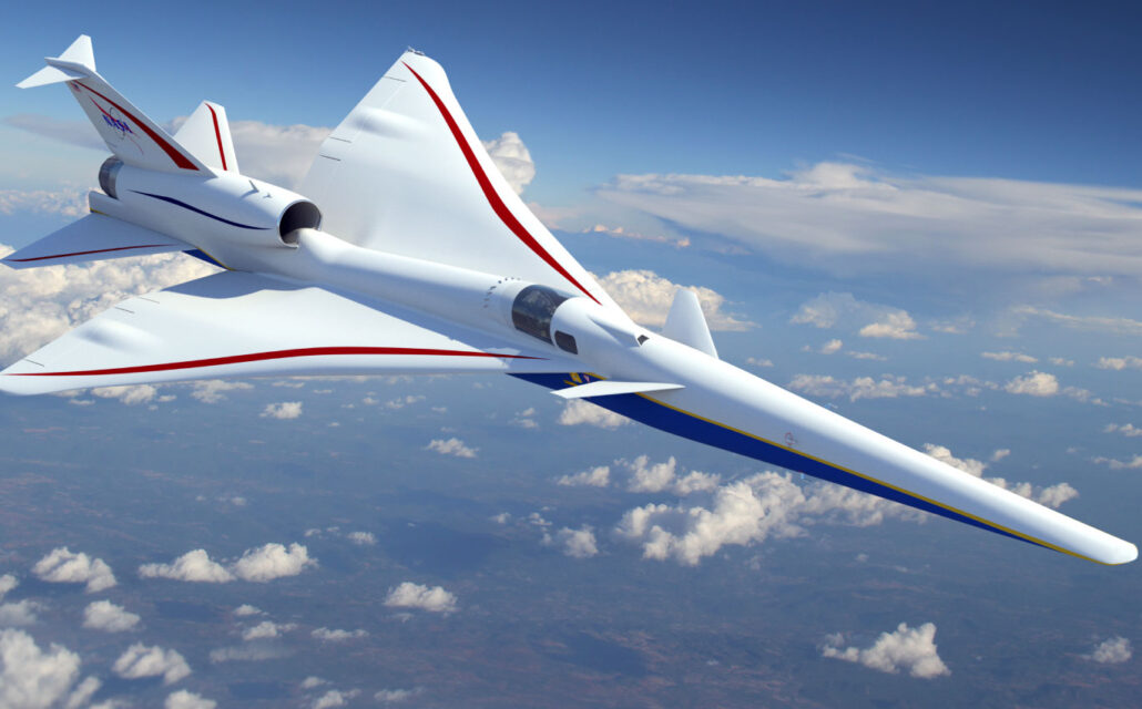 El avión supersónico silencioso X-59 de la NASA realiza su primer vuelo.
