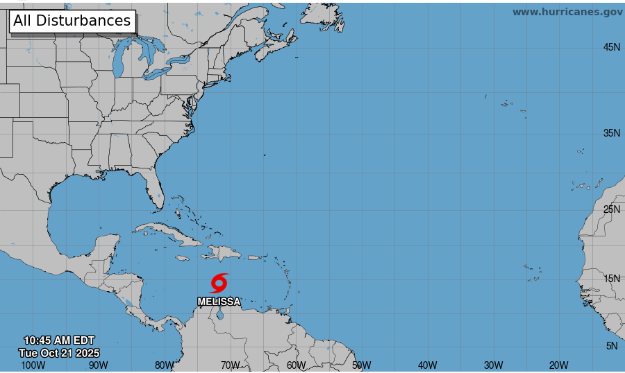 Indomet Alerta sobre la evolución de la Tormenta Tropical Melisa. Podría convertirse en CICLÓN Tropical