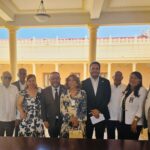 A solicitud del Consejo de Apoyo a Jarabacoa, el presidente constitucional de la República Dominicana Luis Rodolfo Abinader Corona realizan encuentro en el Palacio Nacional.