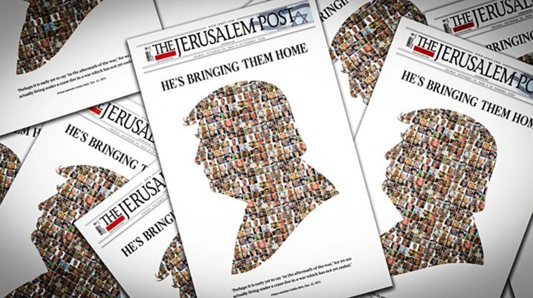El Jerusalem Post rinde homenaje a Trump con una impactante portada: «Los está trayendo de vuelta a casa».
