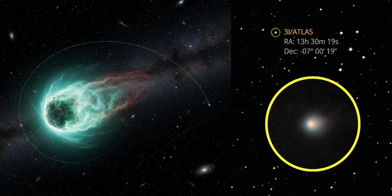 Científicos observan en tiempo real el cometa interestelar 3I/ATLAS y revelan nuevos detalles