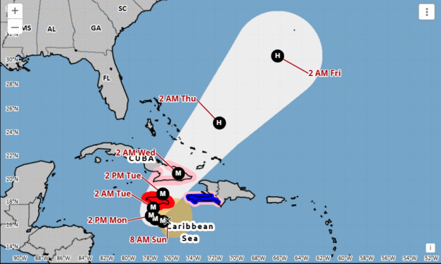 Melissa es ahora un huracán categoría 4, con vientos de 220 Km/h. Indirectamente continuará generando lluvias, tormentas eléctricas y ráfagas de vientos.