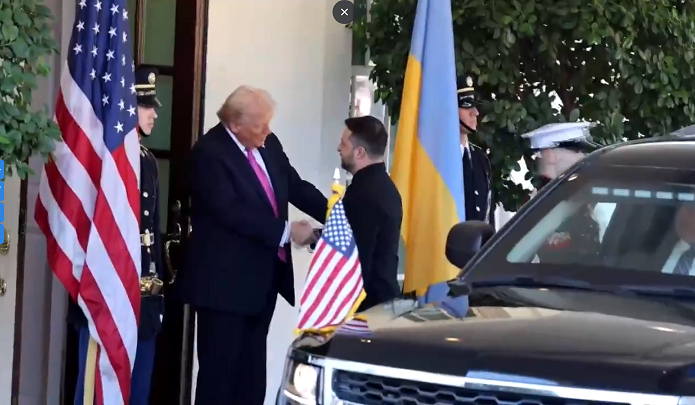 Trump recibe a Zelensky: «Quiero terminar con esta guerra»
