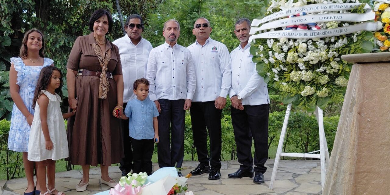 Efemérides Patrias rinde tributo a las hermanas Mirabal y su compañero Rufino de la Cruz en el 65 aniversario del vil asesinato