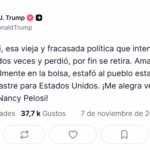 Trump: Pelosi ‘estafó al público estadounidense’