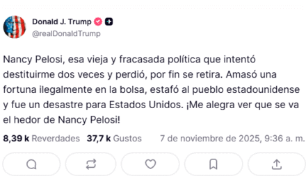 Trump: Pelosi ‘estafó al público estadounidense’