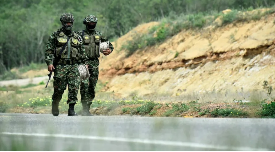 Ataque con drones del ELN contra el Ejército en Colombia