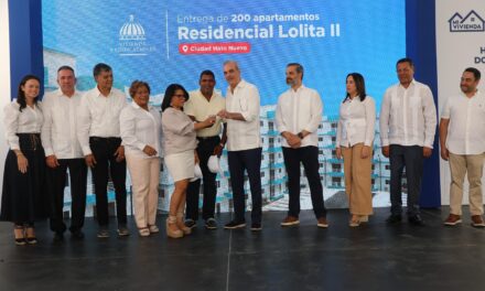 Presidente Abinader entrega 200 apartamentos del Residencial Lolita II y transforma la vida de más de 700 personas en Hato Nuevo