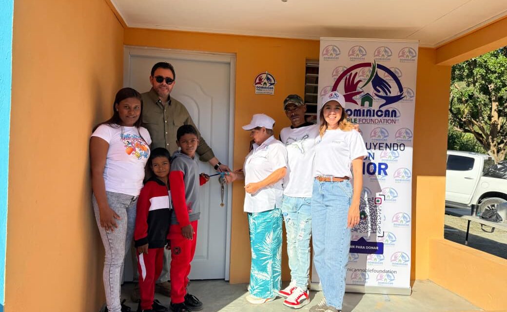 Dominican Noble Foundation entrega la vivienda No. 58 en San José de Ocoa